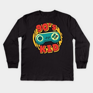 90's kid Kids Long Sleeve T-Shirt